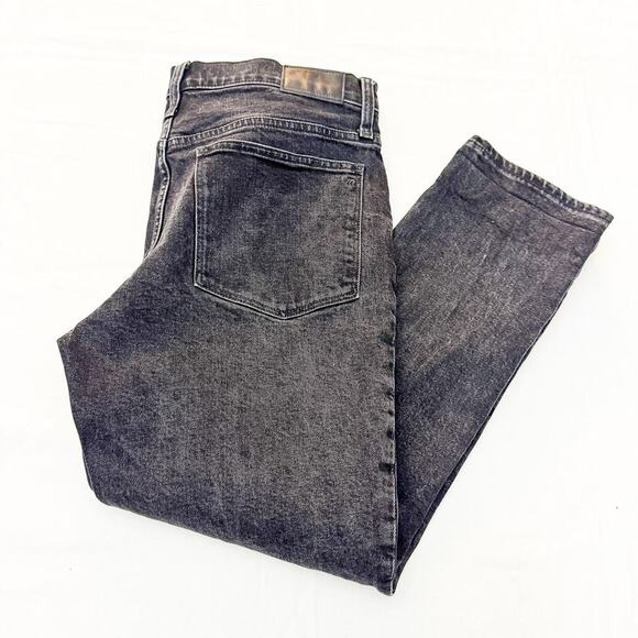 Madewell Tomboy Straight Charcoal Black Denim Jeans Size 30 - Picture 10 of 10